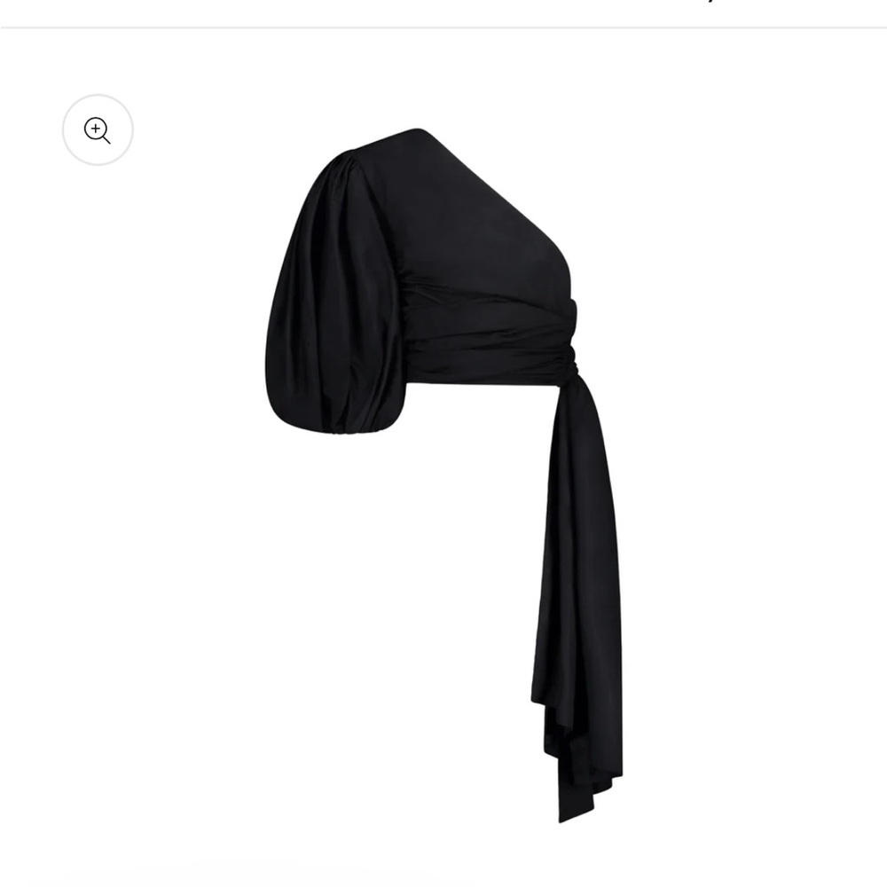 Fe Noel Black cloud wrap top